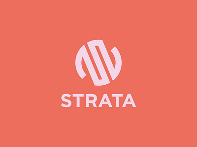 Strata Logo abstract branding branding identity circle design geology grid identity layers logo logo design mark symbol