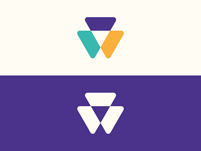 Tri Logo abstract branding design icon identity logo mark minimalist purple symbol triangle vector