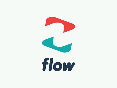 Flow Logo brand identity branding custom type design icon identity lettering letters logo mark minimal negative space rounded rounded font symbol type typography vector