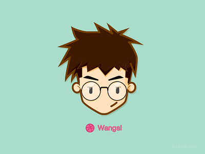 Self-portrait character design draw drawing glasses green ui ux