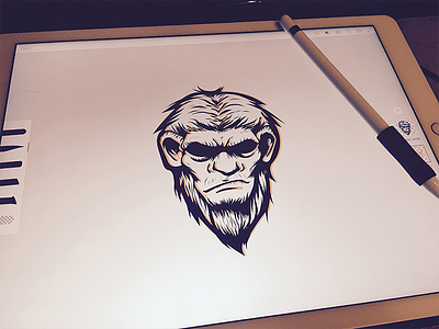 大猩猩 adobedraw applepencil draw drawing ipad pro ui ux