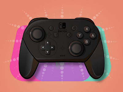 NS pro Controller afffnity design art designer