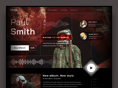 Paul Smith - Musician website