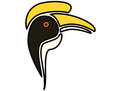 Had the pleasure to work with some good people to create this. hornbill logo logo design logo design concept