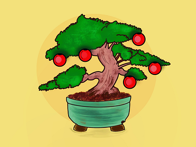 Christmas Bonsai bonsai christmas designer illustration logo logo design