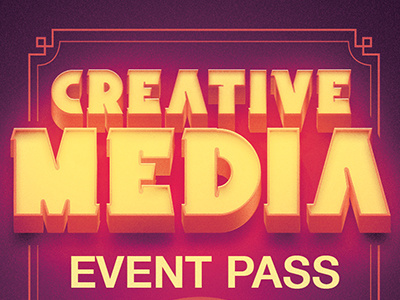 Creativemedia Event Pass Template