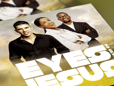 Eyes Fixed on Jesus Church Flyer and CD Template