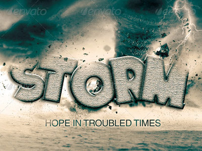 Storm Church Flyer Template