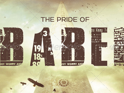 Babel Church Flyer Template