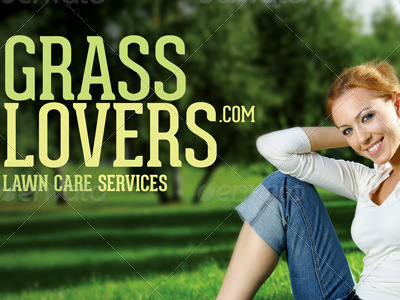 Grass Lovers Corporate Flyer Template beautiful girl charity golf charity organization competition corporate cover curb appeal email marketing fertilize fiolage