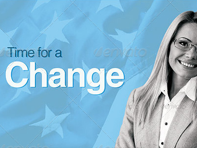 Time For A Change Political Flyer Template