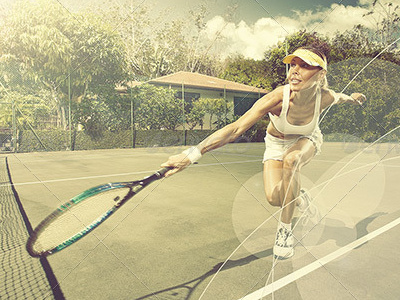 Regato Tennis Open Flyer Template