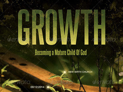 Growth Church Flyer Template by Mark Taylor on Dribbble