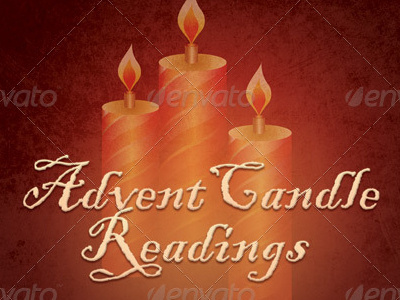 Advent Candle Readings Church Flyer Template