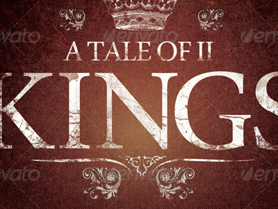 A Tale Of Two Kings Church Flyer Template