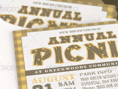 Annual Church Picnic Invite Image Preview advertisement baby shower bachelor party bar b q barbecue bashment birthday party bridal shower celebration church invite club party corporate party