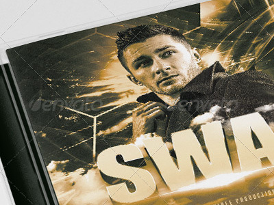 Swag CD Artwork Template album release alternative beats cd club flyers concert cover deep music demo dj promotion dub step gospel rap promotional arsenal
