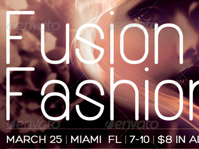 Fusion Fashion Event Flyer Template