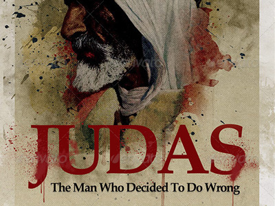 Judas Church Flyer Template