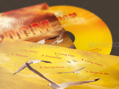The Gift of Freedom CD Artwork Template album release alternative audio book best cd templates black history cd cover christian music church church cd artwork church marketing gospel music promotional cd