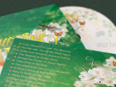 All Things New  Cd Artwork Template