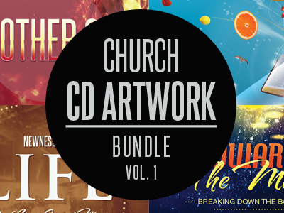 Church CD Artwork Bundle church design concert creative designs flyer gospel gospel fest green holy night inspiks loswl photoshop template