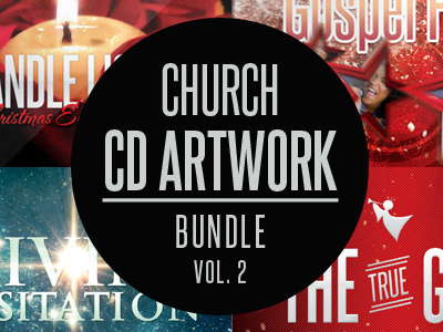 Church CD Artwork Bundle christmas church design concert creative designs flyer gospel gospel fest green holy night inspiks loswl photoshop
