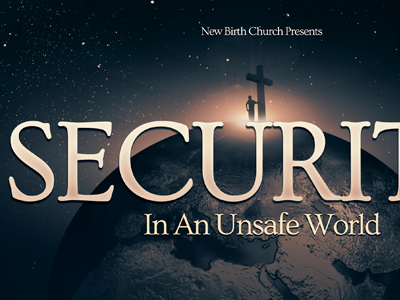 Security Church Postcard Template bible study church flyer gospel marketing message postcard safety secure sermon series study world