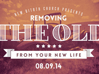 Removing The Old Church Postcard Template fall flyer flyer design gospel loswl marketing memorial mothers day new life pastor appreciation prayer