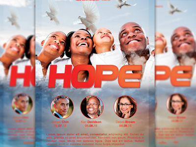 Hope Church Flyer Template creative designs design flyers faith flyer artwork flyer design flyer psd flyer template flyer templates grace flyer hand