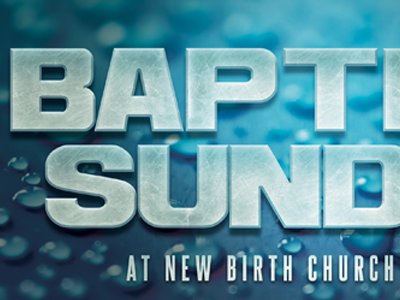 Baptism Sunday Church Flyer Template