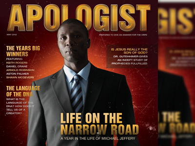Apologist Magazine Cover Template digital book cover flyer garnet gray loswl magazine modern news photoshop red template yellow
