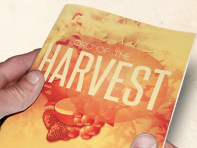 Lord of The Harvest Church Flyer Template