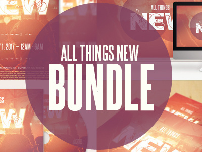 All Things New Church Template Bundle