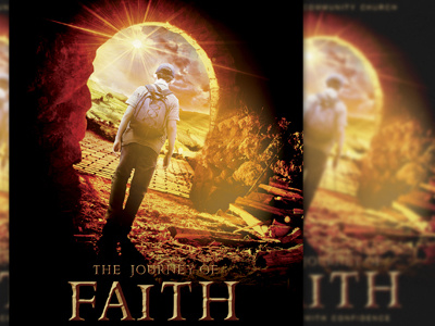 The Journey Of Faith Church Flyer Template