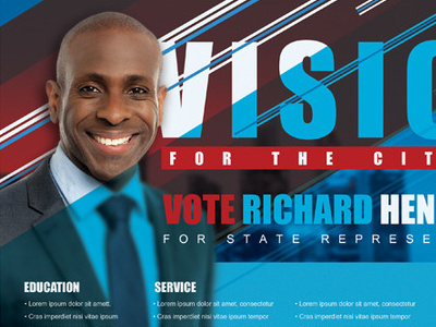 Vision Political Flyer Template