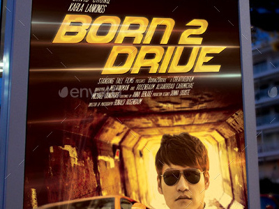 Born 2 Drive Movie Poster Template multimedia need for speed print promote promotion racing flyer ridge racer template turismo video game