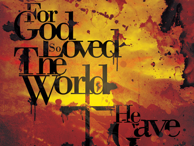 God so Loved the World Flyer, Poster and Screener best flyer design blood church church marketing church template creative designs cross crucifixion dark design flyers easter easter flyer flyer artwork flyer design flyer designs flyer template flyer templates good friday gospel inspiks jesus loswl love poster template screener screener template sermon typographic flyer typography flyers