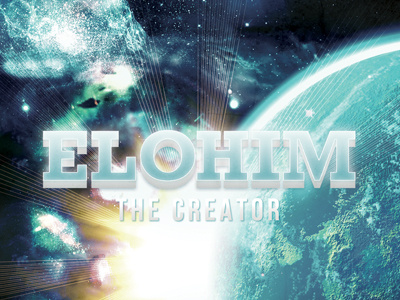 Elohim the Creator Flyer and CD Template