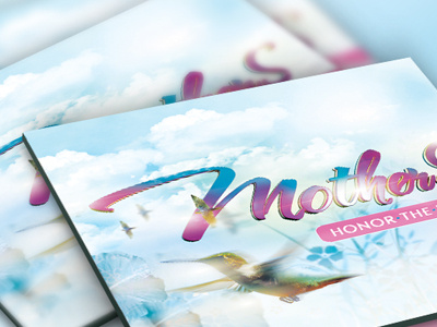 Mothers Legacy Church Postcard and CD Template 3d typography album best postcard design bird bulletin cover cd insert cd jewel insert template cd template church church marketing church template classic creative designs design flyers flower flyer artwork flyer designs flyer psd flyer templates funeral program inspiks loswl mothers day mothers day flyer postcard postcard design postcard template spring typographic postcard