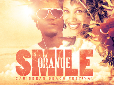 Smile Orange Event Flyer and CD Template beach festival beach party best flyer design bright caribbean creative designs dance design flyers fall festival flyer artwork flyer designs flyer psd flyer template flyer templates holiday jamaican loswl orange smile palm trees party party flyer design reggae smile orange spring summer summer flyer sunset flyer typographic flyer typography flyers