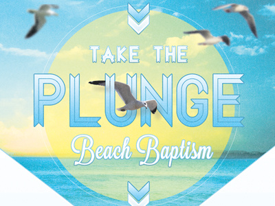 Take the Plunge Baptism Flyer and CD Template