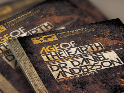 Age of the Earth Church Flyer and CD Template age of the earth album best flyer design bible bulletin cover cd jewel insert template cd template church church marketing concert flyer creation creative designs design flyers evolution flyer artwork flyer design flyer template flyer templates fossil inspiks intelligent design millions of years old earth science flyer psd sermon series flyer young earth