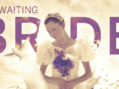 The Waiting Bride Church Flyer Template
