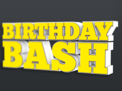 Birthday Bash Isolated 3d Text Objects 300 dpi 3d 3d design 3d object 3d typography birthday birthday 3d birthday bash birthday event birthday party bright celebration cinema 4d creative design entertainment event poster fashion flyer isolated 3d isolated 3d text modern party party flyer party poster png popular print ready psd render
