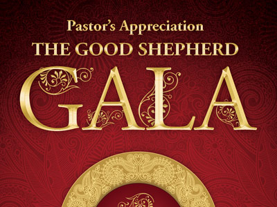 Pastor's Appreciation Gala Church Flyer & Ticket