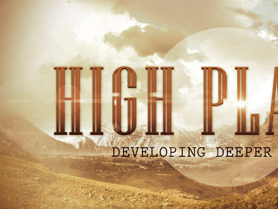High Places Church Flyer Template
