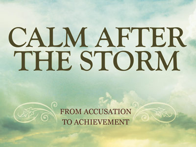 Calm after the storm church flyer template 400