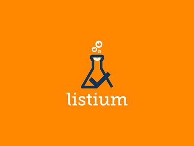 Listium logo design design logo logo design logotype mark wash