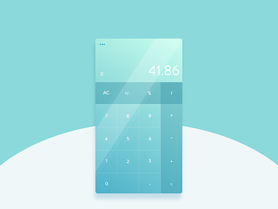 Calculator #dailyui004 app design ui